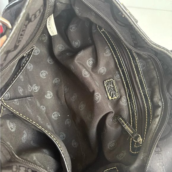 Vintage Chaps 90s Shoulder Bag Equestrian Horsebit Y2K EUC - Picture 11 of 11